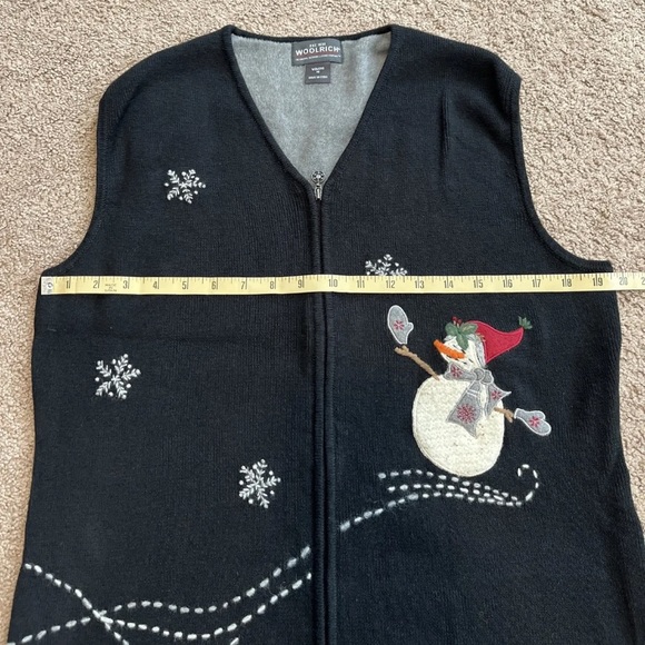Woolrich Snowman Christmas Vest - Picture 5 of 6